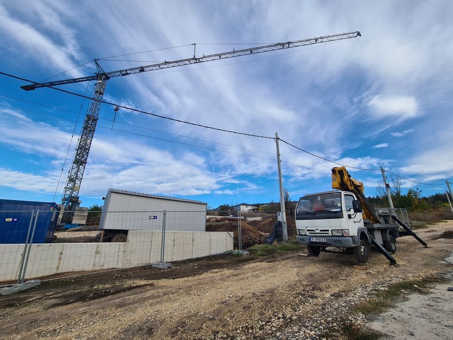 Услуги автовишка вишка самосвал с кран,топлоизолация,рязане на дървета