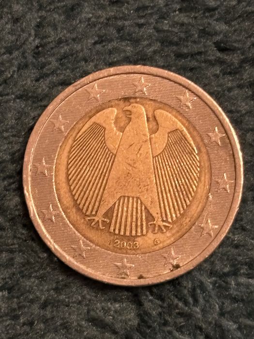 Рядка монета от 2 евро-2003 G