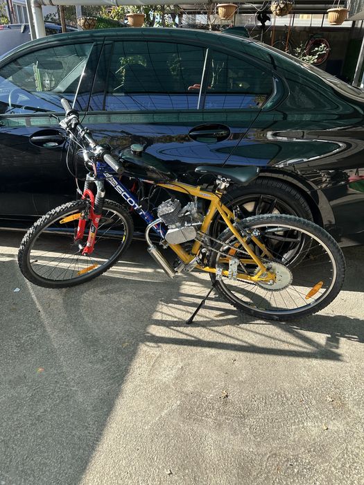 Веломотор с нов двигател Тайга-80сс