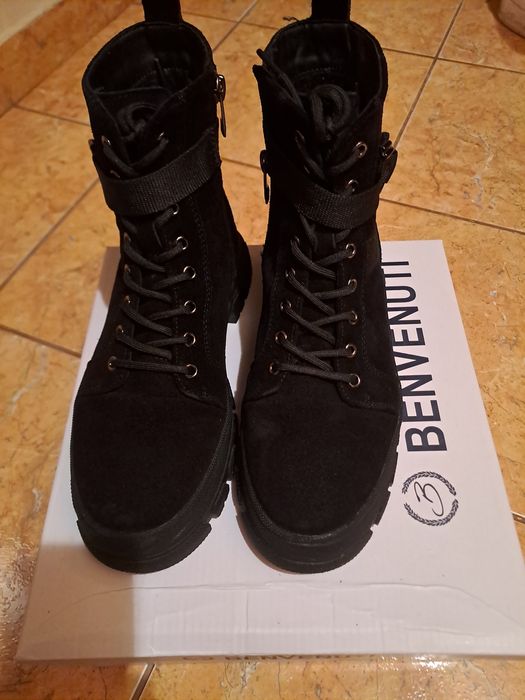 Bocanci piele intoarsa Benvenuti