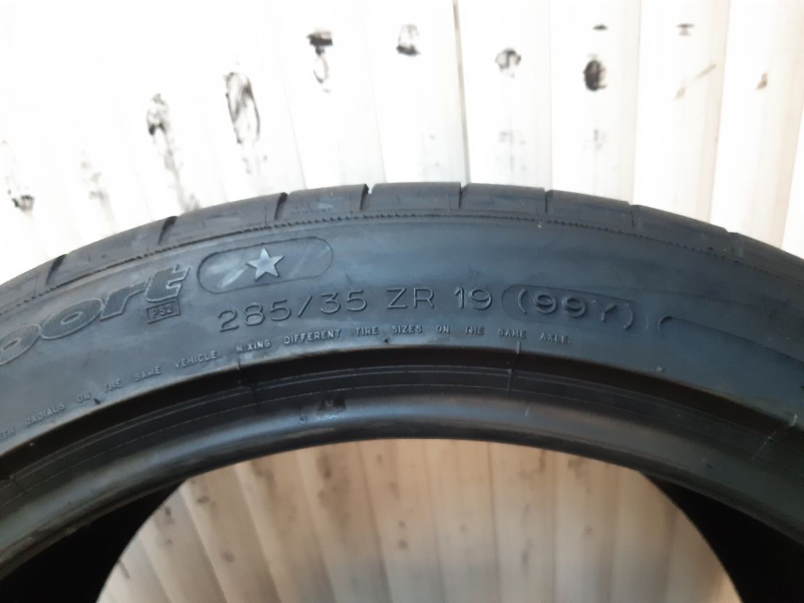 285/35/19  2×Michelin 99y vara dot 5114  4,34mm
