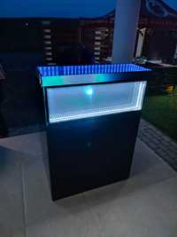 Bar mobil cu led, 3 metri, 350+ pahare, accesorii