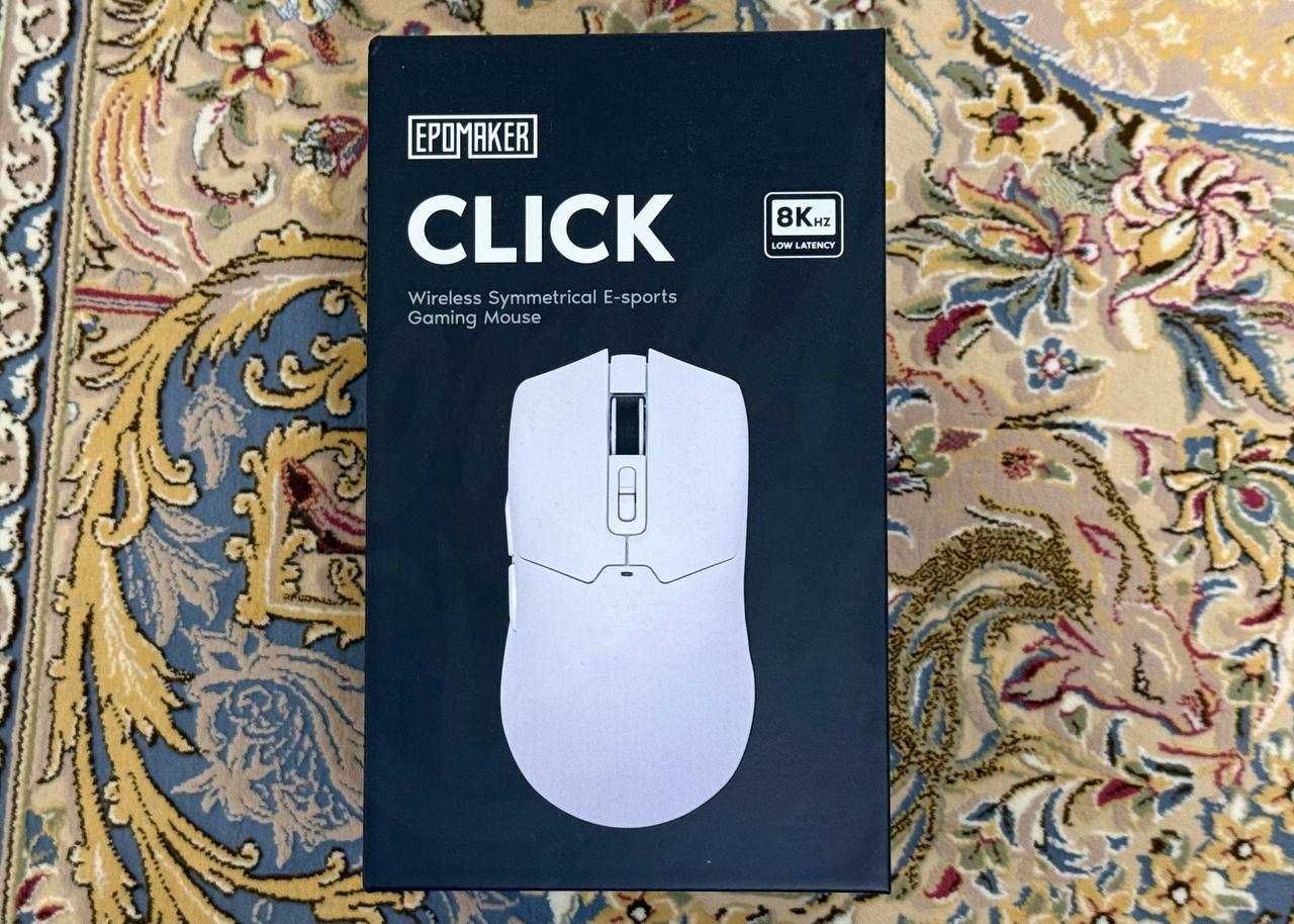 Белая игровая минималистская мышь Epomaker Click Mouse