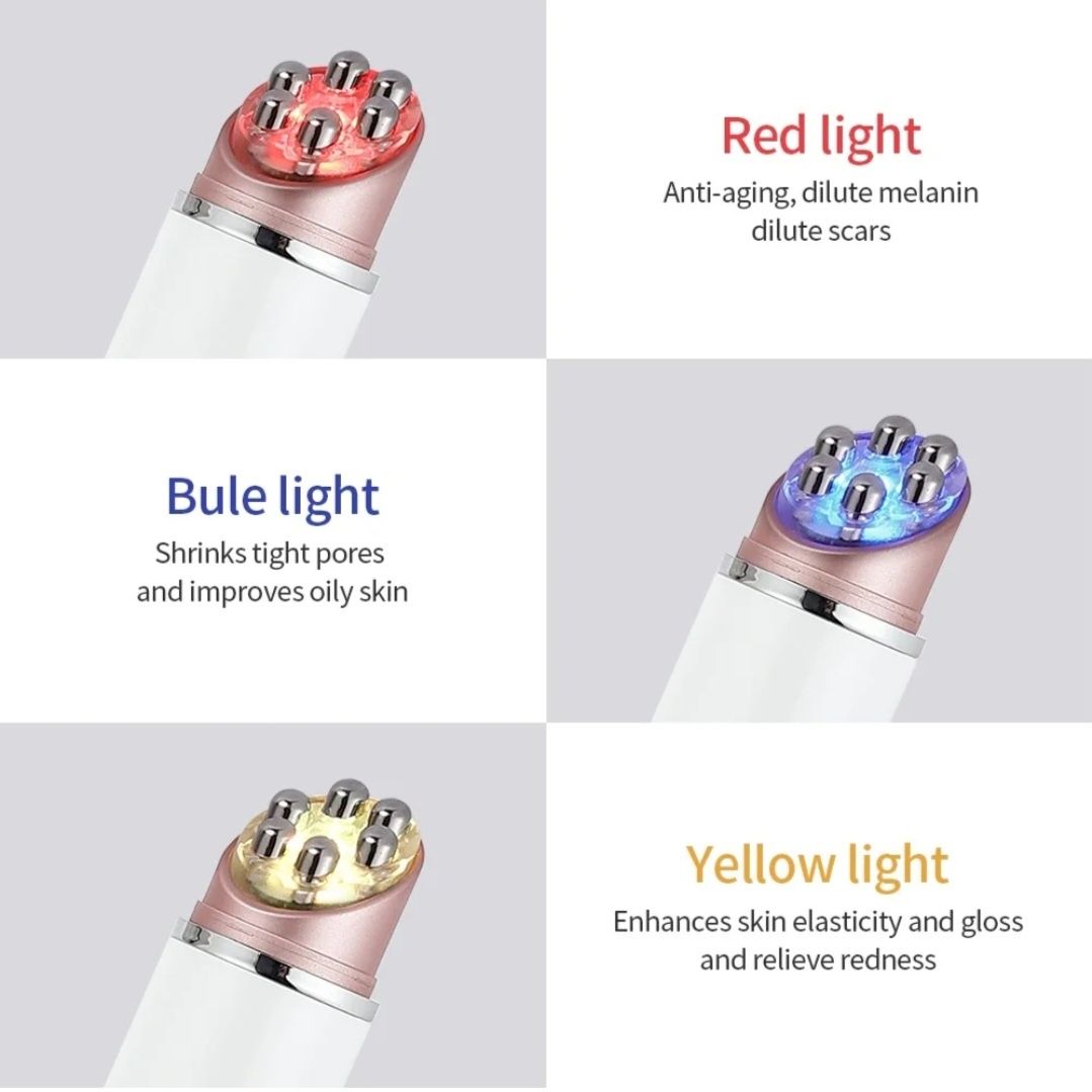 Уред за зоната около очите Beauty Pen EMS, LED, RF, вибрация и отоплен