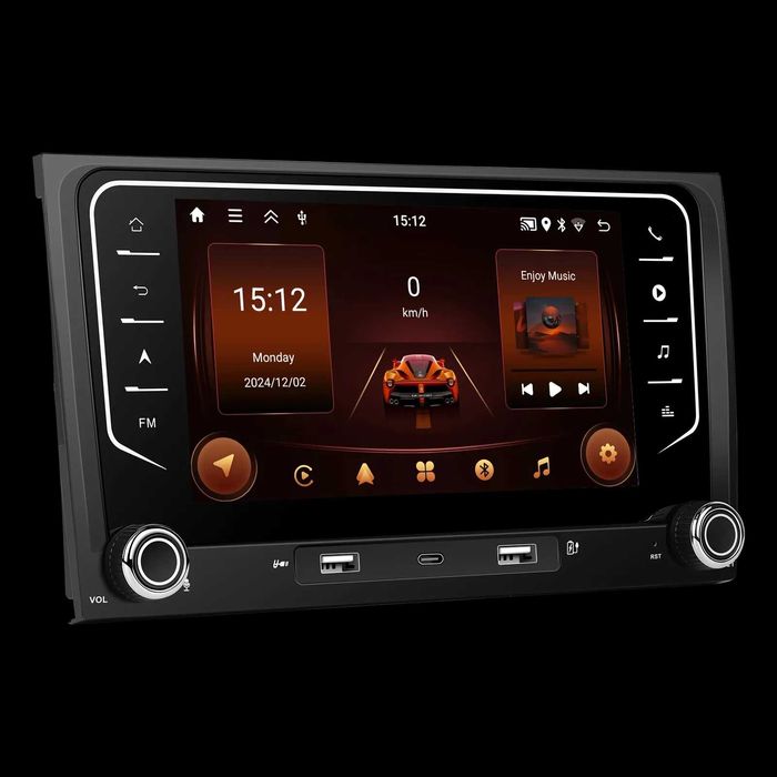 Navigatie Android Dedicata Audi A4 (2001 - 2008), 7Inch, BT, Carplay