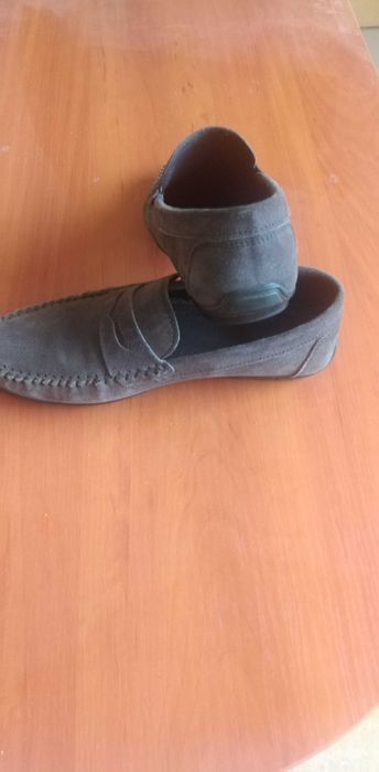 Нови мъжки мокасини от естествена кожа