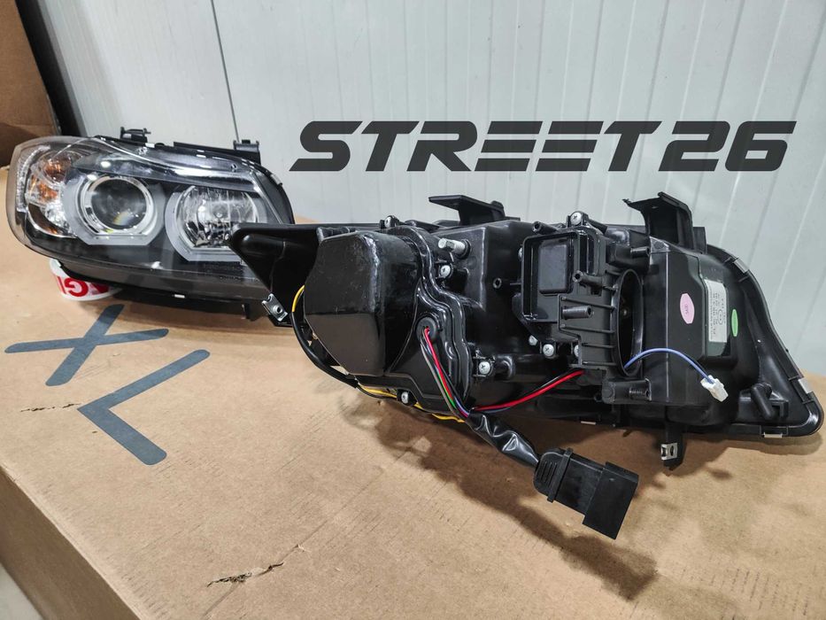 Faruri Xenon U-Led 3D BMW Seria 3 E90 E91 (2005-2008) Negru