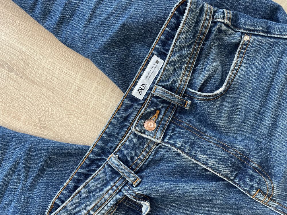Дамски дънки Зара mom fit