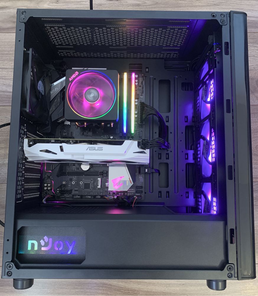 Pc Gaming ryzen 7 2700x 4.3Ghz Boost-16GB DDR4-GTX1060 6GB-SSD480