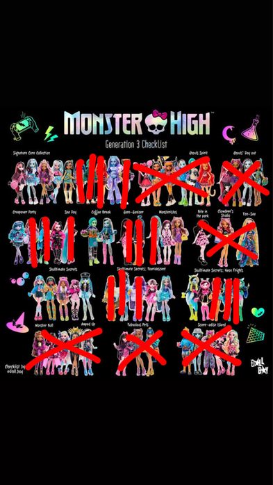 Кукли Monster High G3