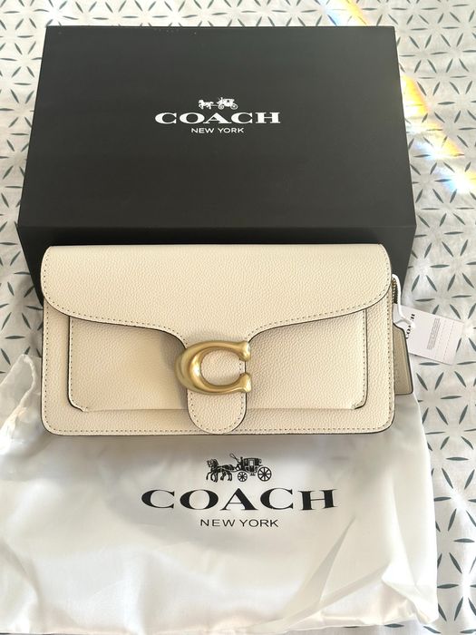 Geantă Coach Tabby 26 Bej/Albă