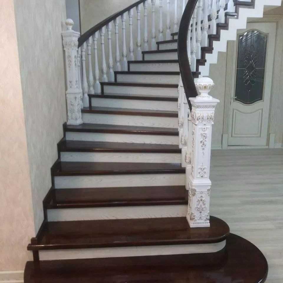 Егоч зина ишлаб чикарамиз деревянные лестницы.