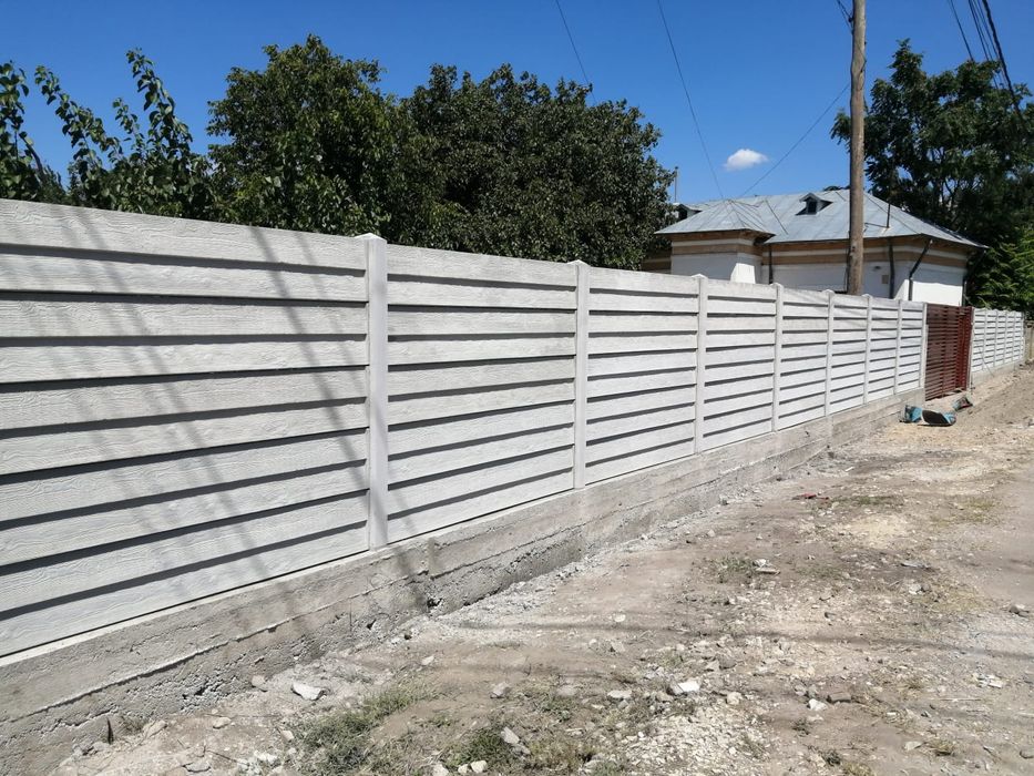 Gard placi beton