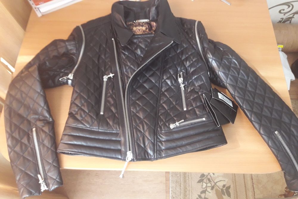 Куртка "PHILIPP PLEIN" (кожа)