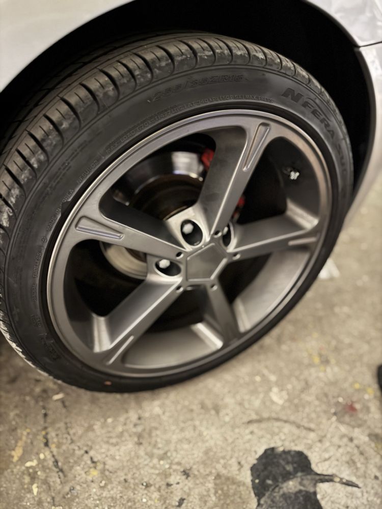 5x120 18 BMW AC SCHNITZER  с гуми на 3000км. ET 47 8,5 J