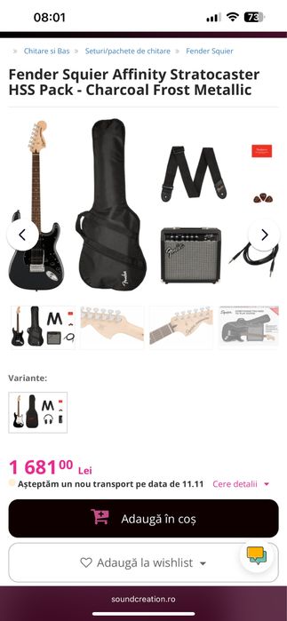 Chitara electrica Fender Squier