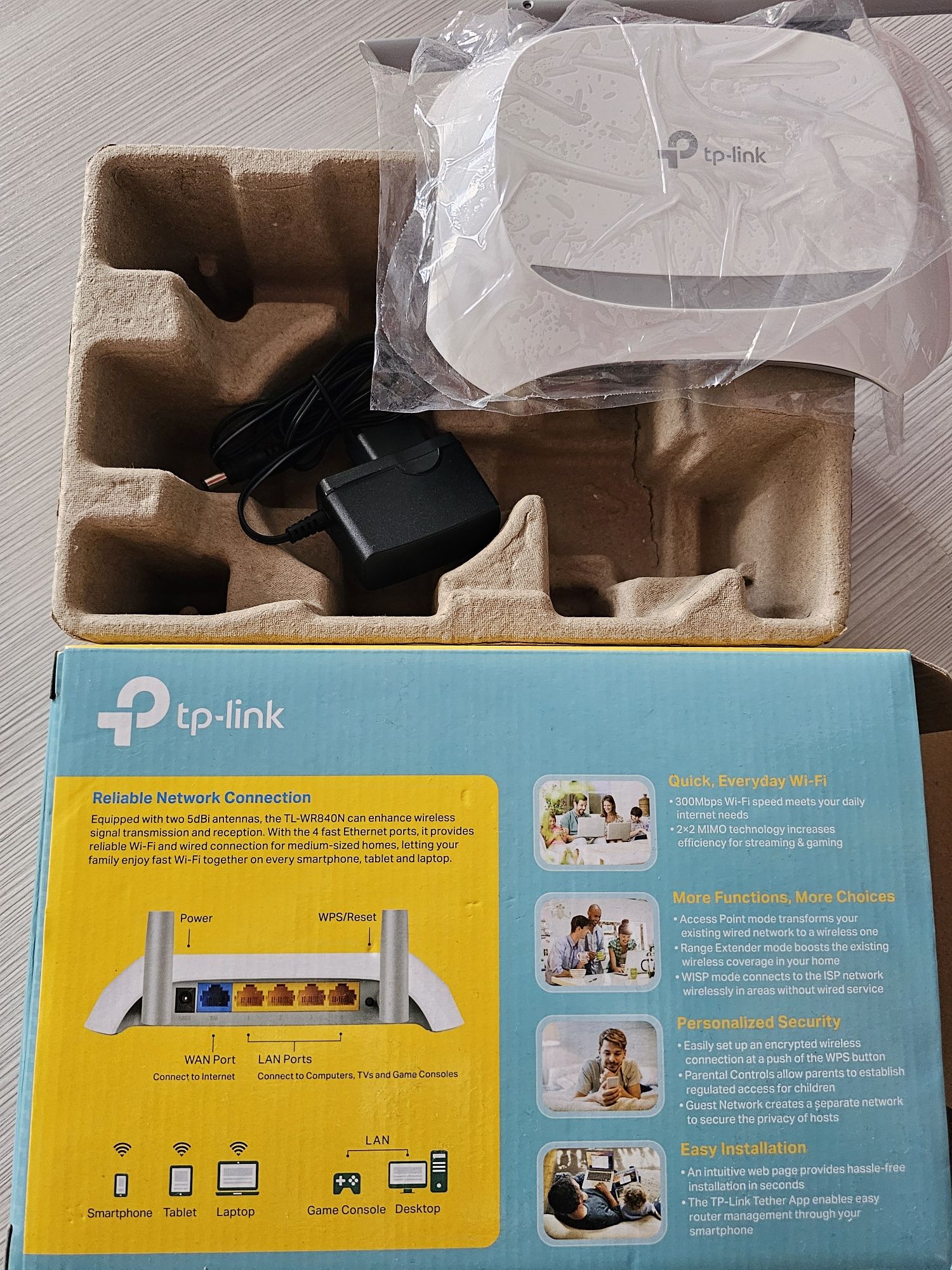 Рутер Wi-Fi  TP-LINK TL-WR840N