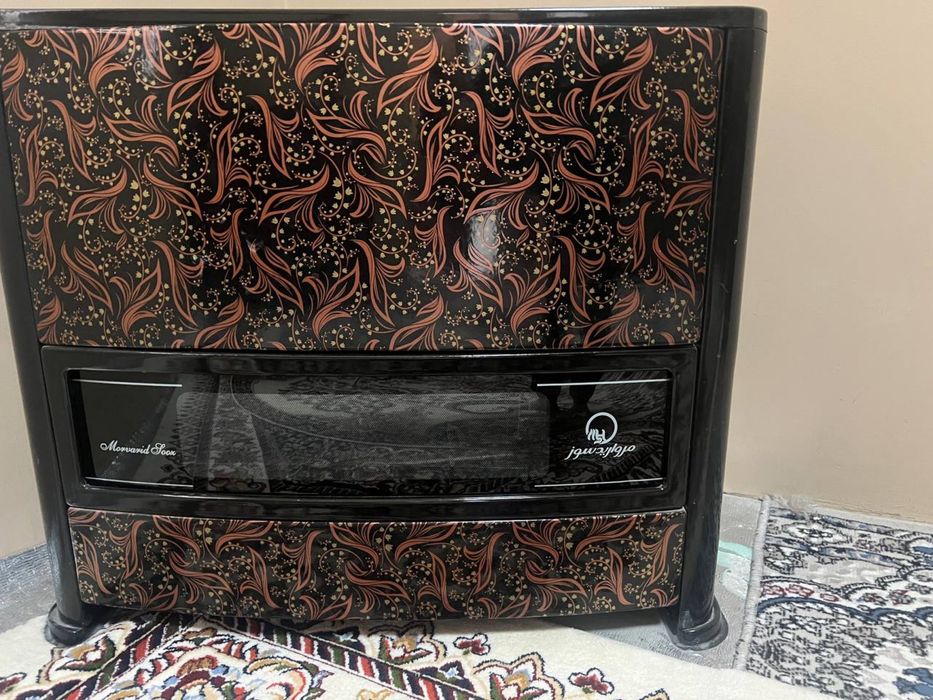 Kamin gaz bilan ishlidigan