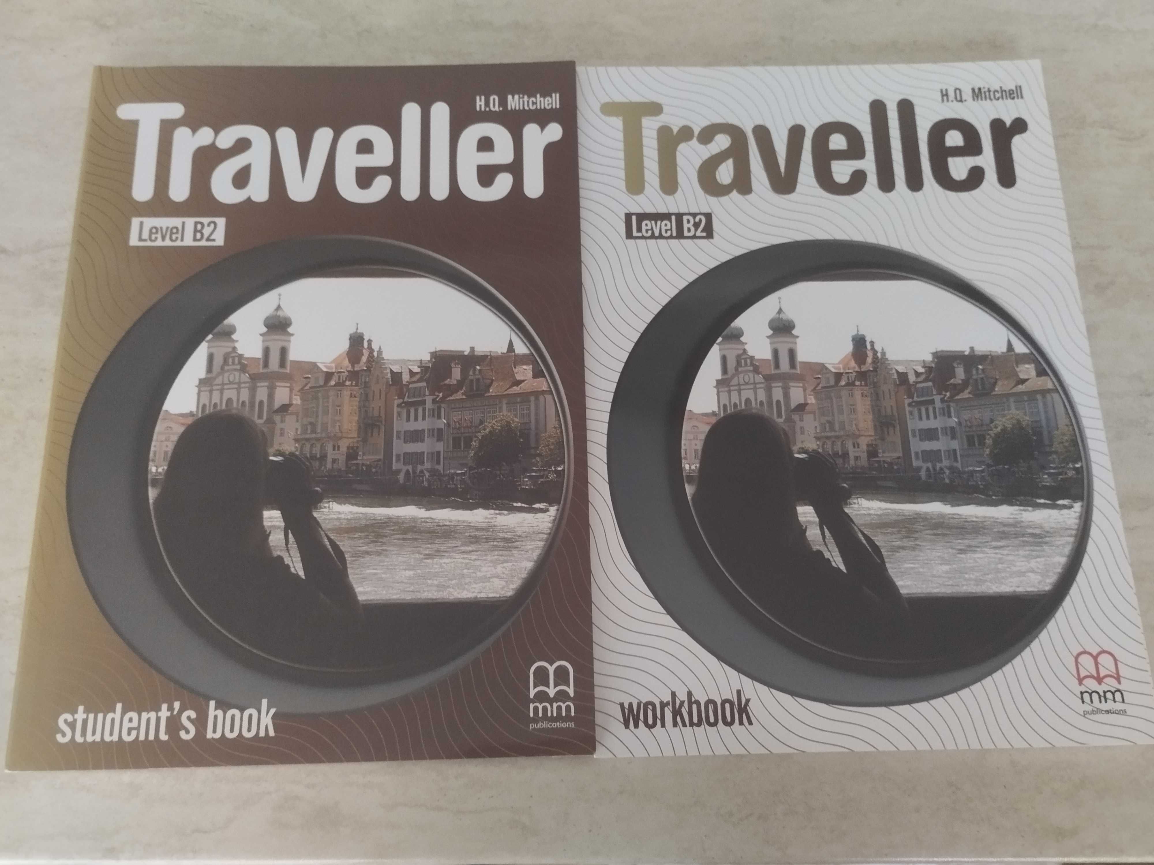 Учебник и учебна тетрадка по английски език Traveller B2