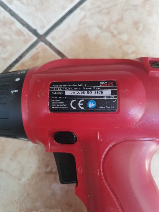 Masina de gaurit si insurubat cu acumulator Einhell ProWork