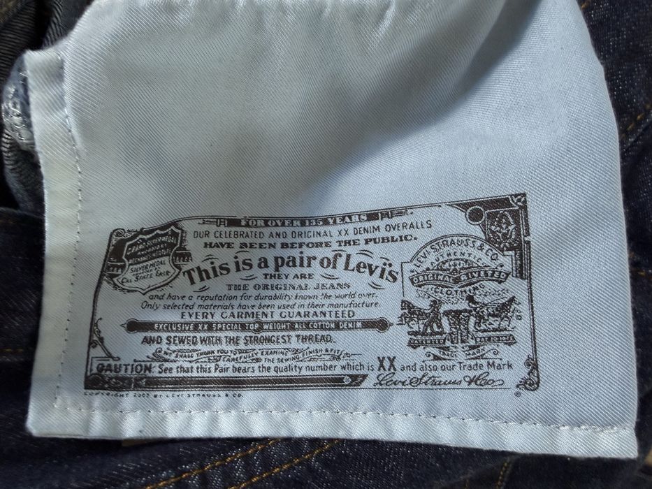 Blugi LEVIS Strauss 501 Indigo Barbati | Marime 33 x 34 (Talie 85 cm)