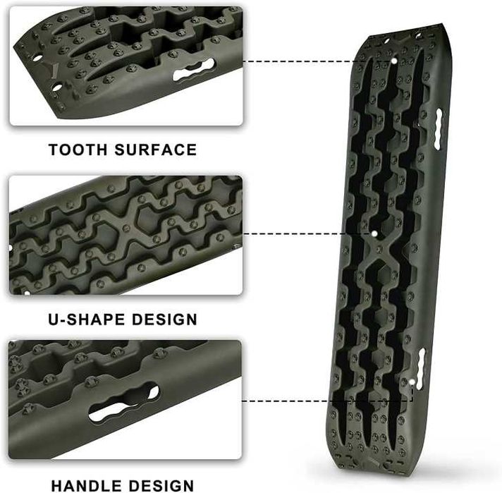 Подложки против буксуване за гуми за допълнително сцепление 105x30cm