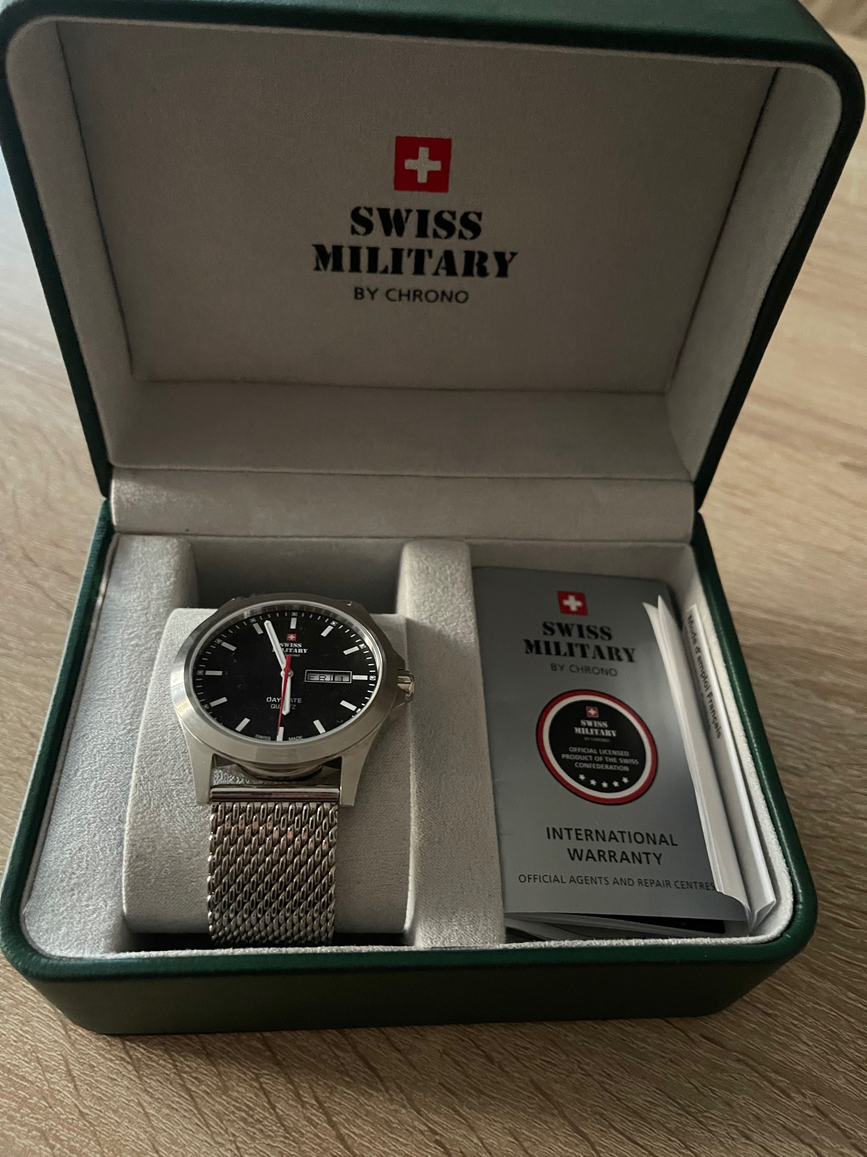 Мъжки часовник Swiss Military By Chrono SMP36040.09, 42mm, 5ATM