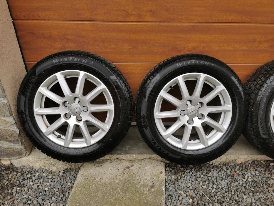 Jante originale Audi R16+cauciucuri iar a 225/55/16