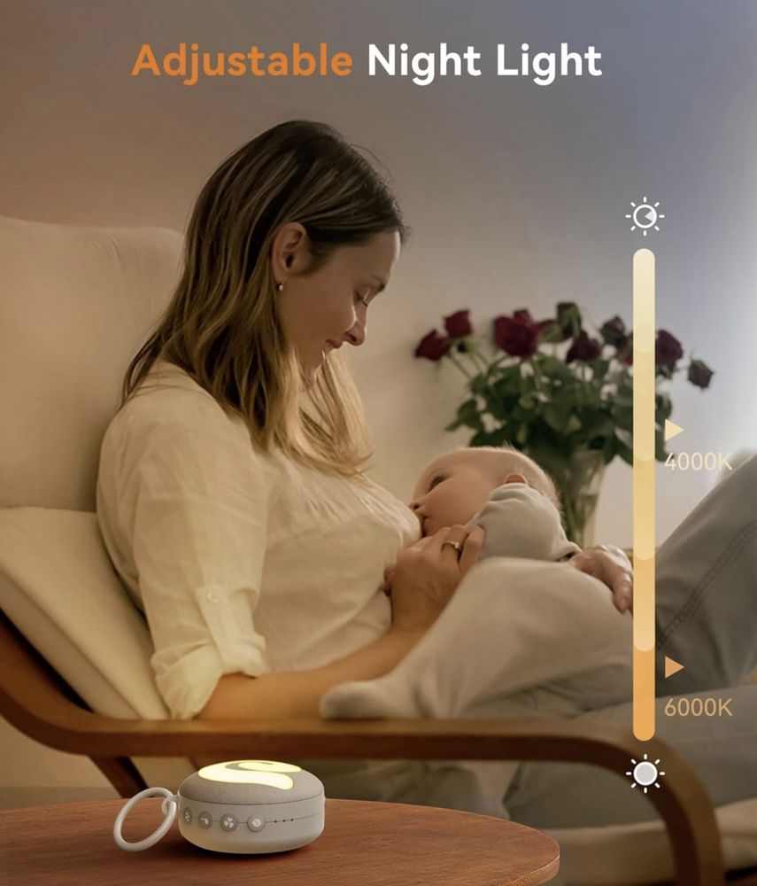 Dreamegg  Sleep Lite D11/USB преносим уред за бял шум/1800Ah/21 звука