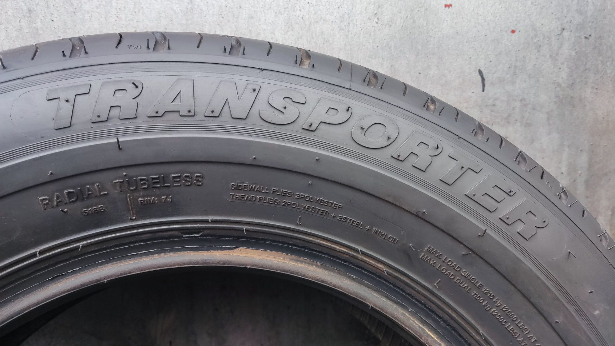 бусова гума 235/65/16C Wanli Transporter 
dot21
9.2mm
Много добро