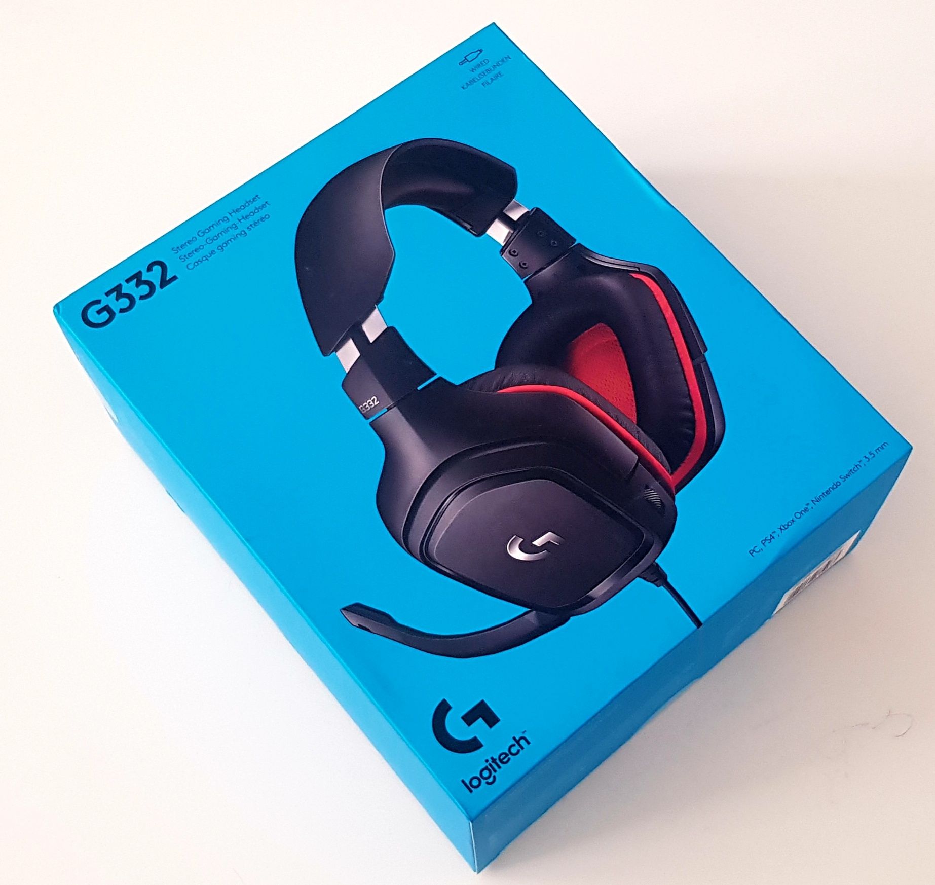 Casti gaming Logitech G332, multiplatforma, Negru