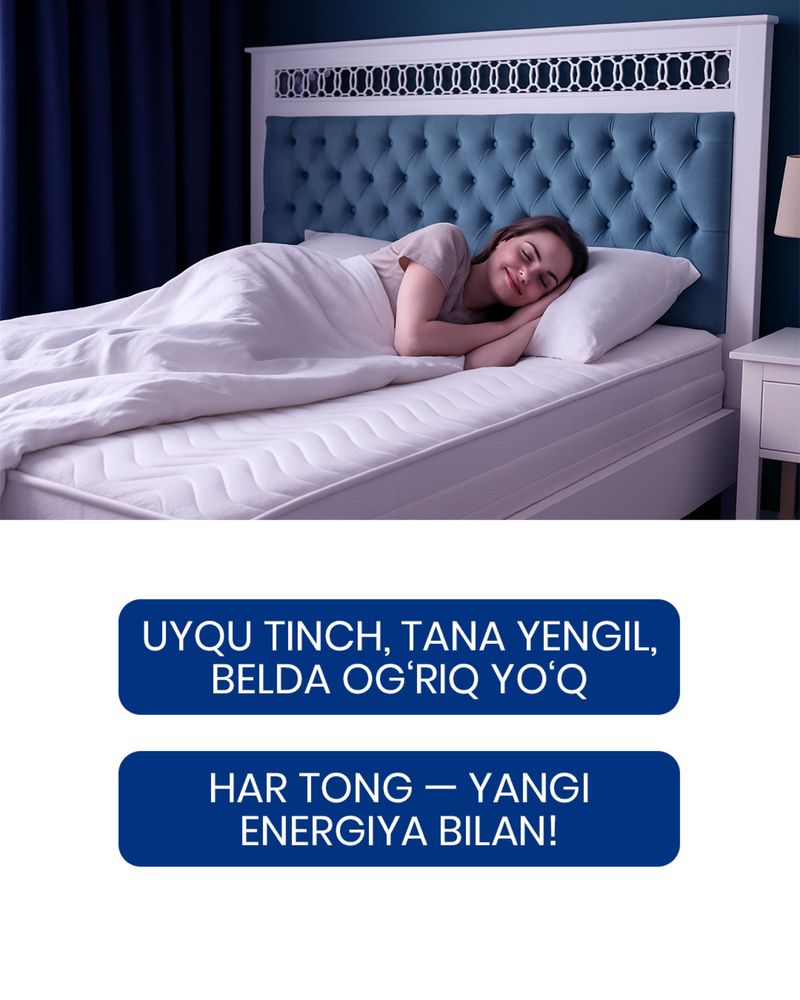 AS Monoliya — tinch uyqu uchun ortopedik yechim