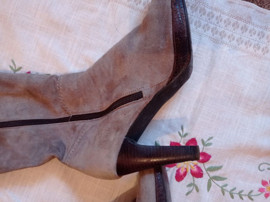 Ботфорты замша ИСПАНИЯ