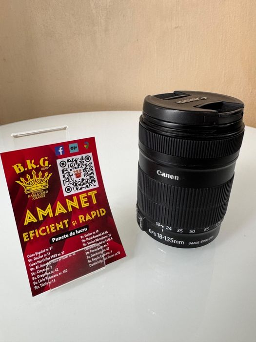Obiectiv Foto Canon 18-135mm Amanet BKG