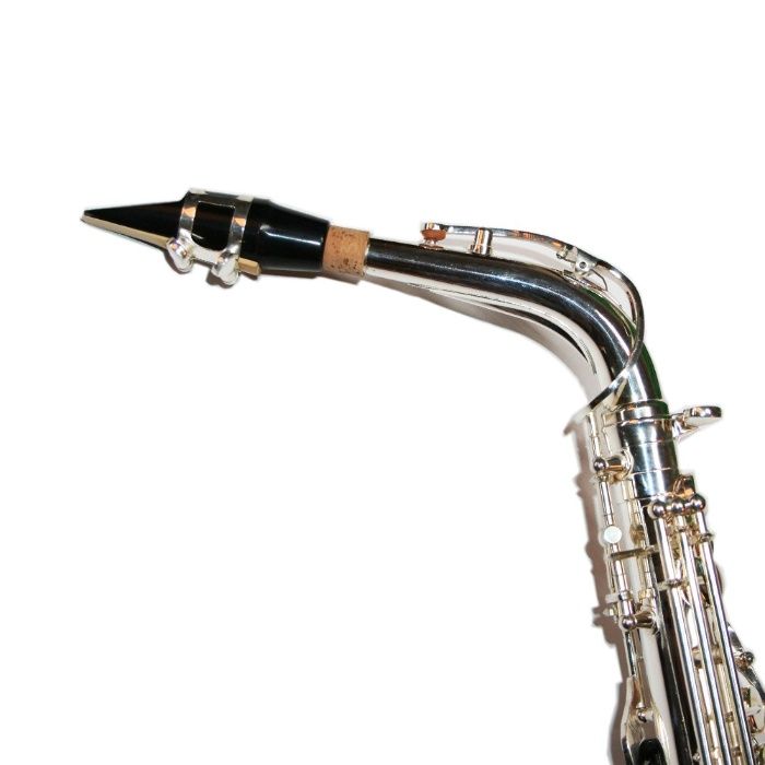 Saxofon Alto Karl Glaser ARGINTIU NOU curbat Saxophone Germania