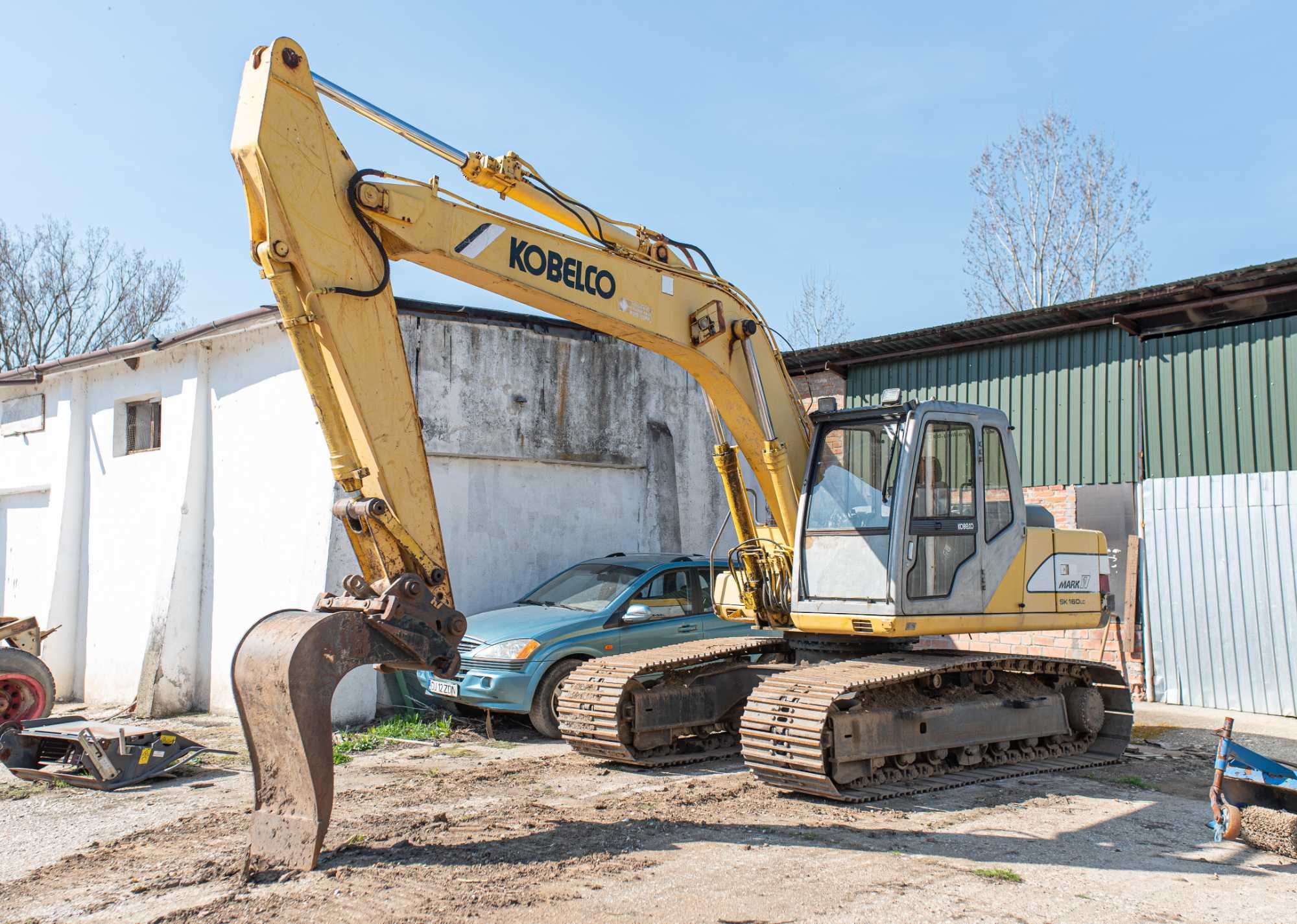 kobelco sk160lc mark IV Excavator cu 2 cupe