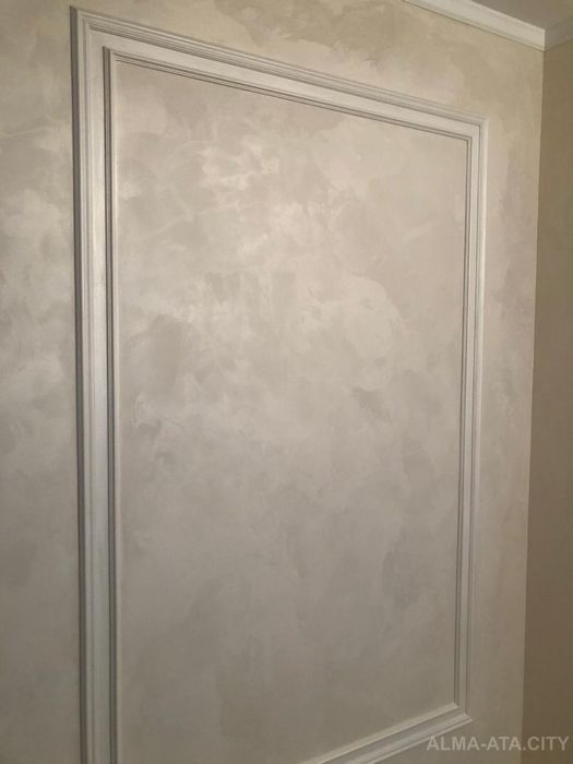 Маляр Мастер декор: мокрый Шёлк. Молдинги. Краска