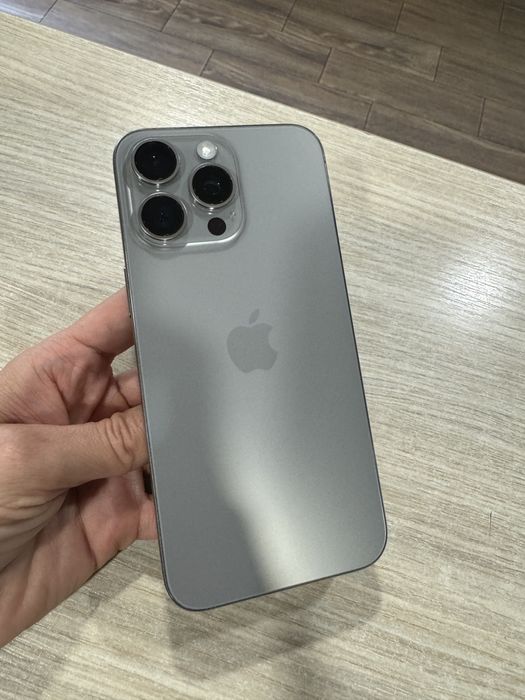 iPhone 15 Pro Max, 256GB, 5G, Natural Titanium, Bateria 98%!