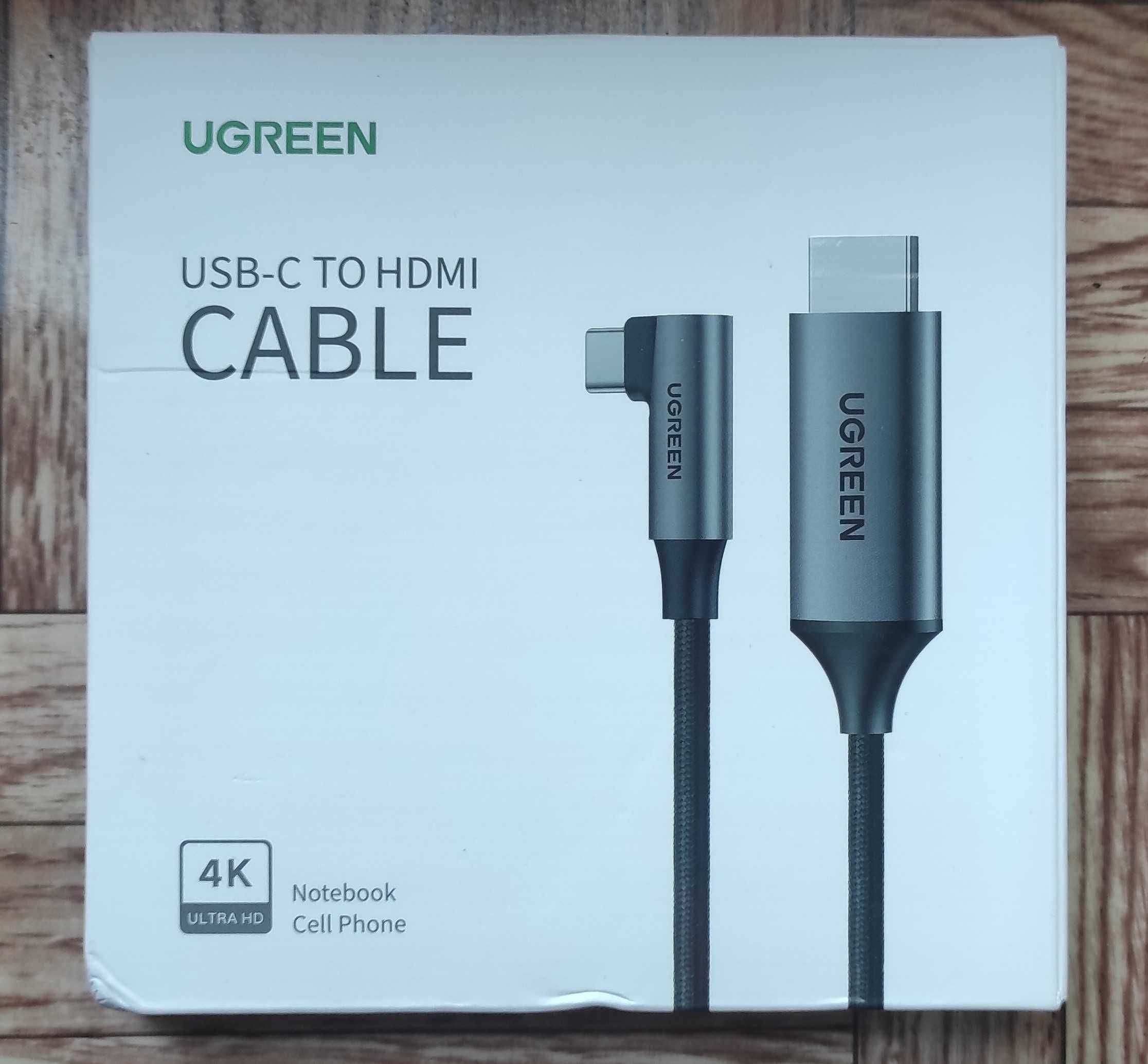 Ugreen кабель HDMI - TYPE-C (USB-C) (Длина кабеля 2 метра)