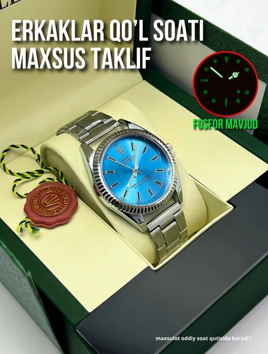 Erkaklar soati — klassika va did birlashgan!