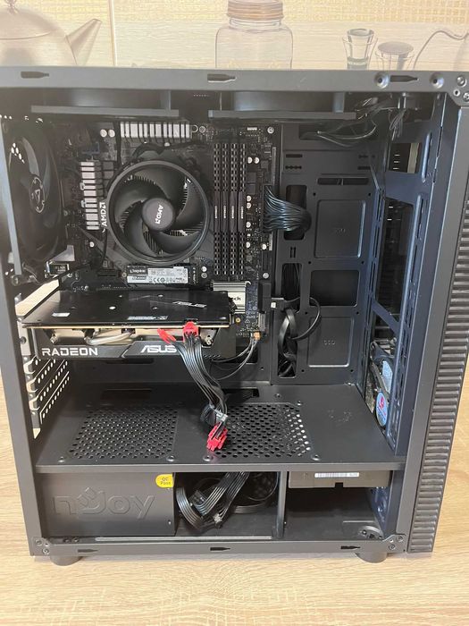 PC Ryzen 5 3400g, 16Gb, SSD 500Gb+HDD 1Tb, RX 6500 XT