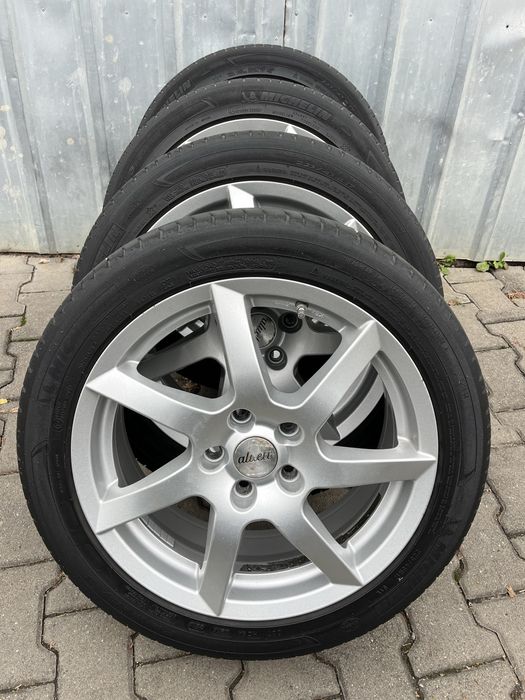Jante aliaj 5x112mm, anvelope 225/45 R17, VW Audi Seat Skoda Merecedes