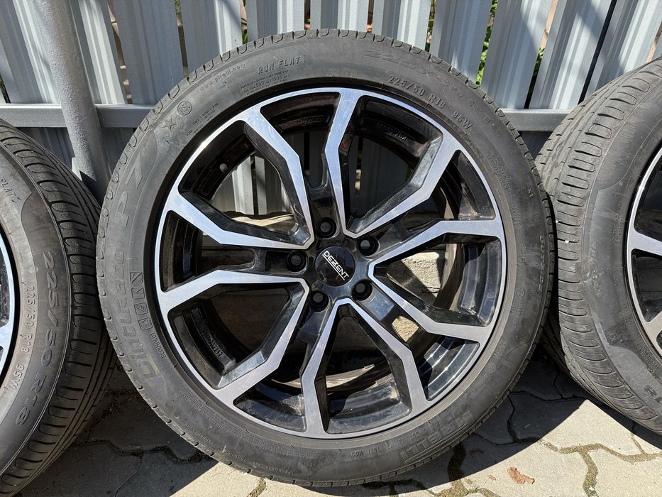 Roti Dezent R18 5x114.3 cu cauciucuri Pirelli vara 225/50 R18