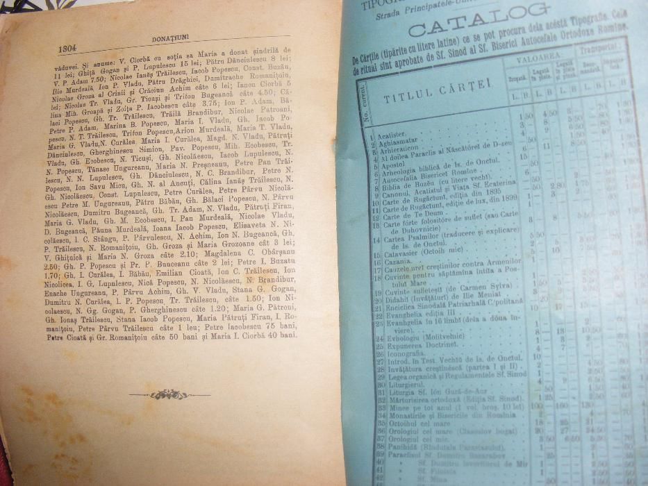 Revista Periodica Eclesiastica,Biserica Ortodoxa Romana,1906,Carte bis