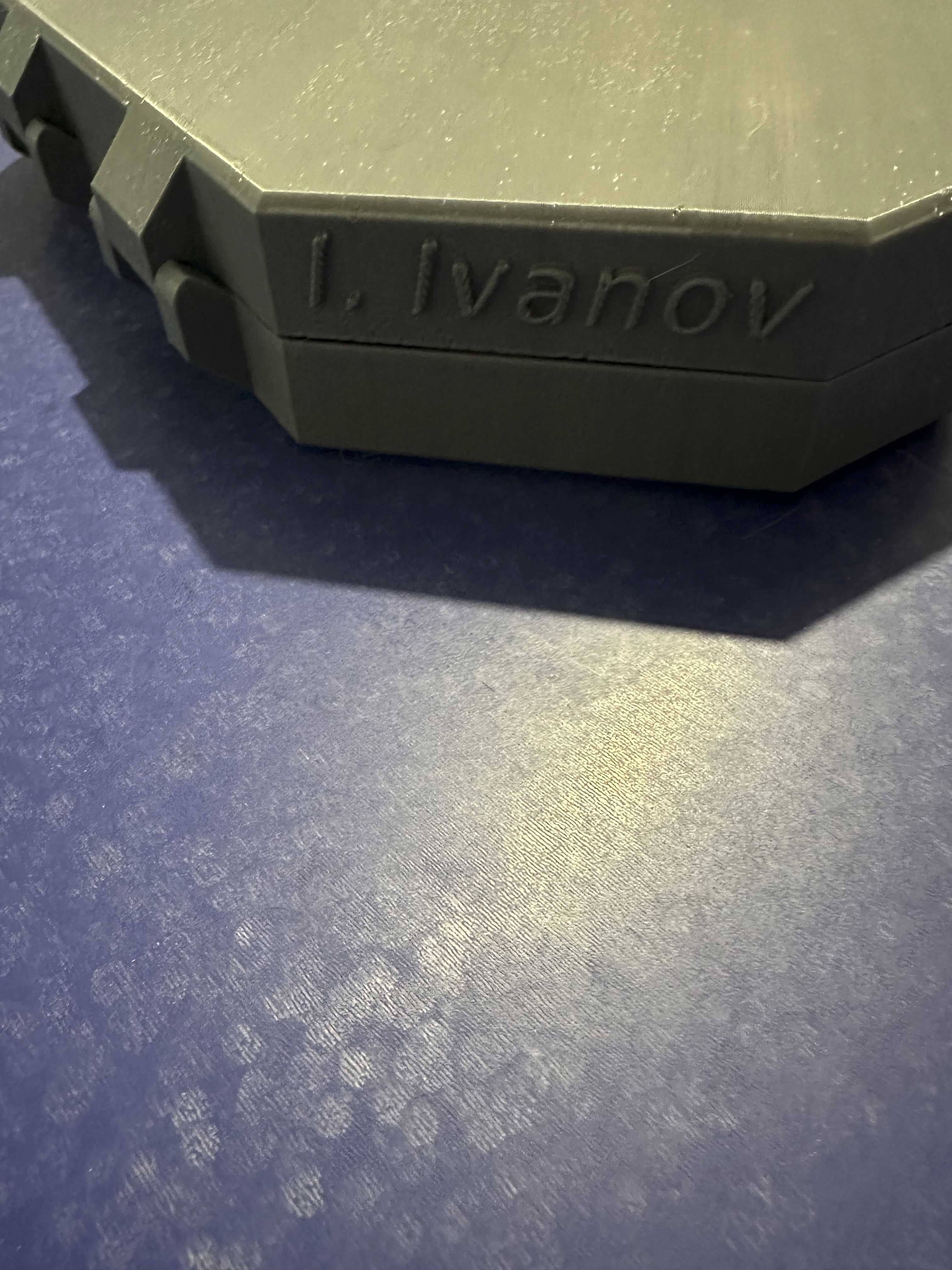 3D принтирана кутия за хилка за тенис на маса