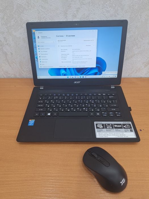 Ноутук ACER, SSD256gb +6gb ОЗУ