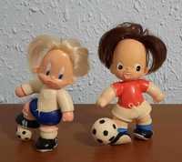 Резиновые брелки - игрушки футболисты, Югославия СССР