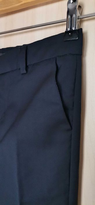 Pantaloni costum baieti ZARA mar 118 5-6ani bleumarin ca NOI