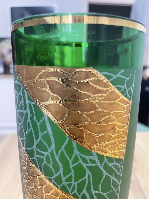 Ваза из богемского стекла