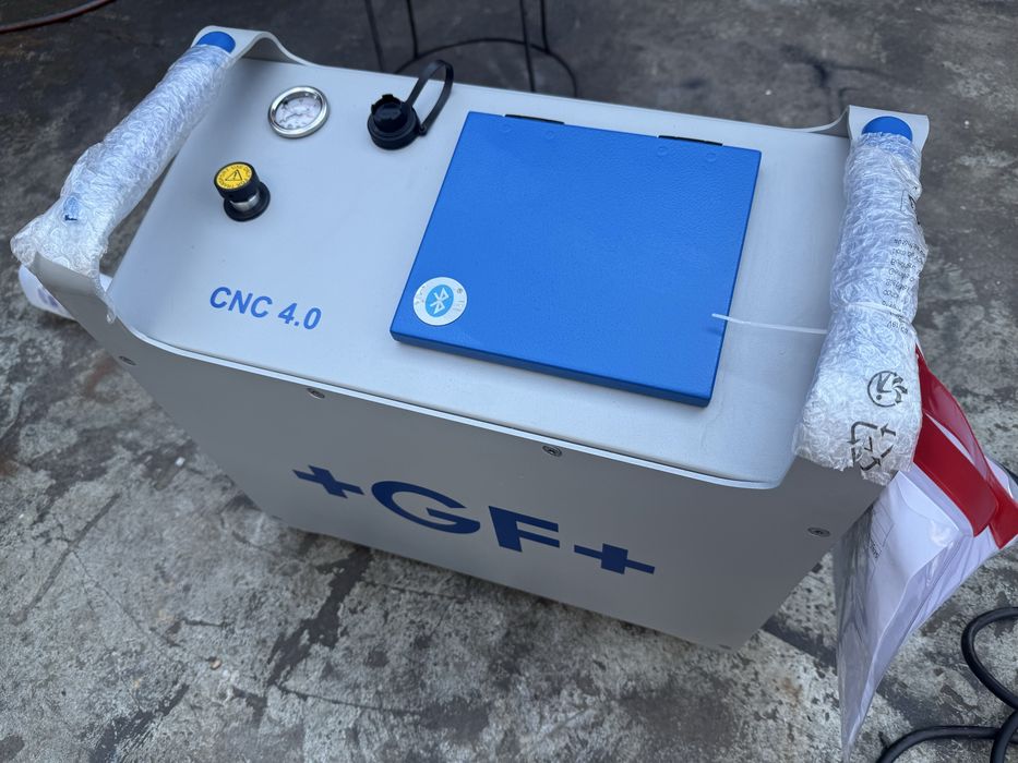 Aparat de sudura cap la cap Georg Fischer 250 CNC automat cu protocol